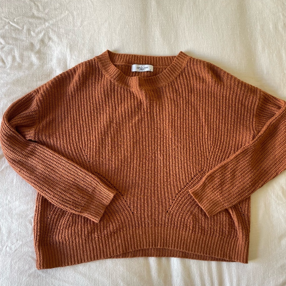 Cozy Carly Jean Los Angeles Sweater, size M